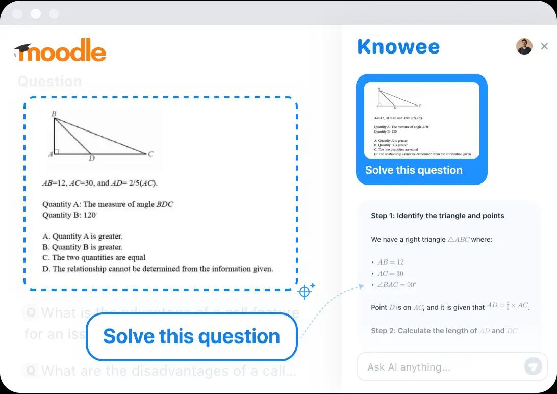 knowee chrome extension to help study